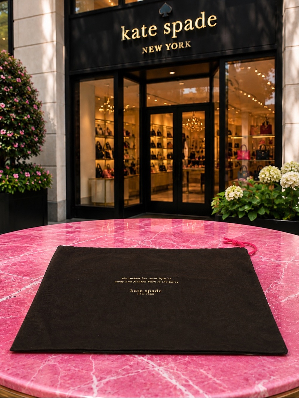 KATE SPADE NEW YORK AUTHENTIC BROWN DUST BAG 19”x17”